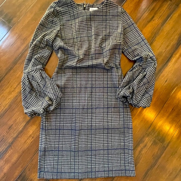 Calvin Klein Dresses & Skirts - CK Dress Plaid Houndstooth pattern